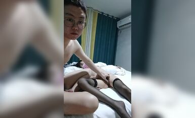 黑丝苗条女主播