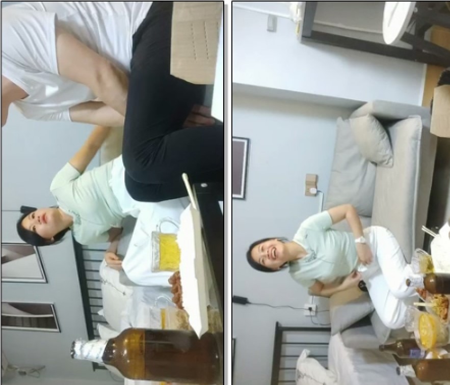 【爱情丶故事】网恋新人良家少妇，吃饱喝足再操 逼，撩起衣服吸奶子，抬起双腿激情爆操.