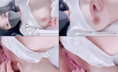 火爆网红玩偶姐姐『HongKongDoll』海岛生活2穿上清凉白丝 干粉嫩的极致小嫩鲍 (2)