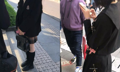 3290 大神专挑年轻的学生妹跟拍偷拍集合B，竟敢用闪光，几十个学生妹