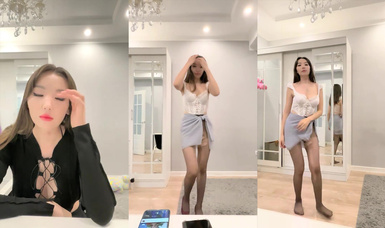 飢渴的騷妹妹黑絲情趣露臉被小哥們各種玩弄，口交大雞巴深喉草嘴，躺著側入揉著騷奶子爆草 (3)