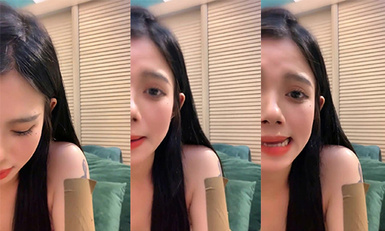 顏值超高的尤物身材極品校花女神 純情的皮皮 (1)