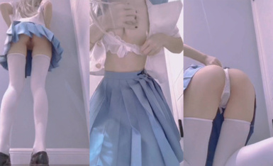 cuteli-白絲水手服