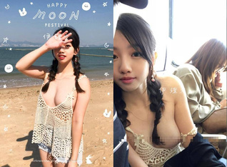 露臉才是王道！人不可貌相清純白皙無毛美鮑愛露出少女【伊理文】訂閱，大街超市商場景區各種人前露出 合集（1）