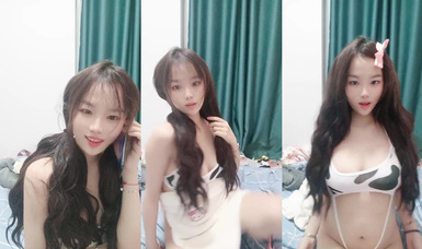 G奶大學生，奶子好漂亮【大白兔糖糖】白花花的少女肉體，居然還是個一線天饅頭逼，撅起來瞬時讓你勃起！ (5)