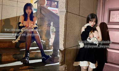 年末震撼流出，可女神可母狗！推特露臉高顏巨乳反差女神【酒月】新號主人調教私拍，露出調教啪啪