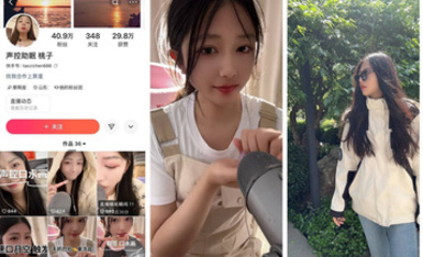 快手反差婊最新泄密 40萬粉絲【聲控助眠 桃子】榜一大哥才能看的內容，黑乎乎的陰毛掰開桃花洞，小美女嬌羞可人