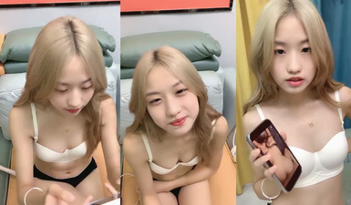 天花板級別，校花心動女生【初戀女友】人如其名，校園風鄰家妹妹，一線天粉嫩白虎鮑魚 (1)