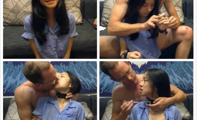 双马尾母狗白虎学生妹 这么小就喜欢洋大屌 被当母狗调教吃精吞精 720P无水印