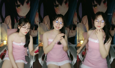 清純粉嫩眼鏡娘@酒窩小妹 尺度福利秀 (13)