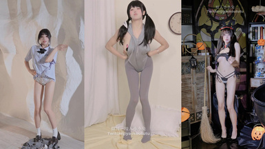 b站宅舞up主【咬一口兔娘】裸舞46部合集，90分鍾粉絲珍藏版，全裸露臉露三點裸舞，宅舞，脫衣舞 (5)