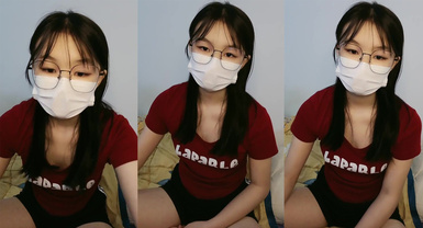 清純粉嫩眼鏡娘@酒窩小妹 尺度福利秀 (2)