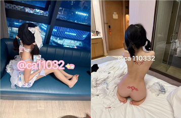 極品粉嫩雙馬尾小騷貨『貓紫寶寶』車上自己玩自己，車下爸爸醬玩窩，被爸爸按在窗前爆操，好害羞