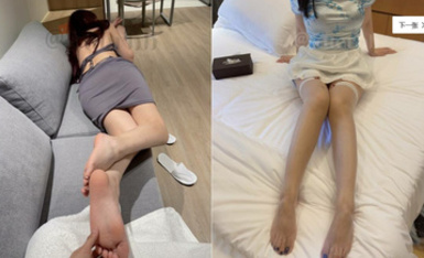 無情絲足榨汁姬女神『酷兒』走了一天jiojio超級酸了壞壞弟弟還要tk我，誰能抵抗住 黑色油亮絲的誘惑呀 (1)