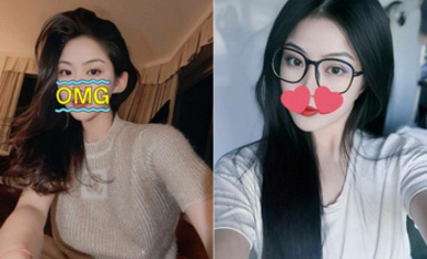 窮人女神富人玩物，頂級性感外圍女神『貓小七噴泉』一龍戲二鳳？還是水晶配蝴蝶～噴了一地 看著自己的投屏好騷 (1)