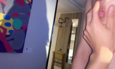 #口交 究極反差金發舌釘小母狗，給金主各種調教深喉口交，真的很會舔 (1)