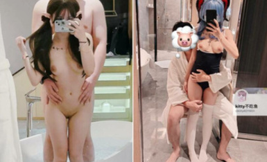 推特極品白虎蘿莉『kitty不吃魚』一字馬紫薇被男主調教啪啪乖的狠！超嫩可愛人形小母狗 被操的叫爸爸 下 (1)