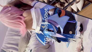 【02月最新】可鹽可甜COS抽像女菩薩【池甜chitian1】紙飛機付費福利，各種露臉手口交性愛 (2)