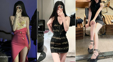 【KINGMAST】頂級M系高顏值女神調教啪啪！露出 野戰 土豪專屬性玩物，在大雞巴爸爸的雞巴下變成淫盪的騷母狗！ (1)