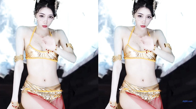 網易CC騷主播【白妖妖】土豪萬元定製騷舞。大膽露逼，道具自慰 (6)