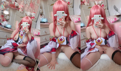 【喵嗚小桔】推特COS超甜福利姬JK蘿莉 (5)