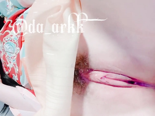 超嫩清純唯美小仙女【不小心噴到啦】小穴穴太敏感了 輕輕一揉就噴了好多水水，好想要爸爸的大雞巴填滿小母狗的騷穴 (1)