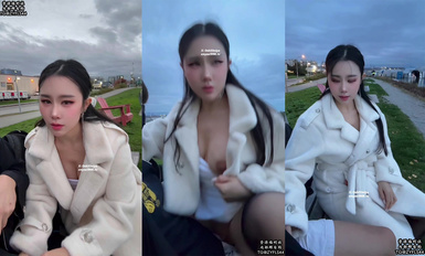 汐夢瑤 背後就是大馬路！到處都是人來來往往，一對夫妻路過時我坐在JJ上真的動都不敢動一下，視頻都無法還原當時的刺激！