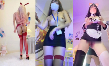 推特頂級舞姬【小仙雲】超色氣情趣絲襪各種完美卡點裸舞 (3)