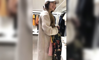 鴨舌帽美女車內口交，逛街露出，試衣間裸體 (4)