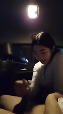 韓國大叔樓梯間口交的極樂世界：學生妹的亮口活，大叔的口交天堂，舌頭組成的交響曲 (8)