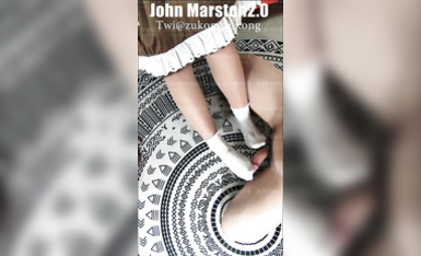 【johnmarston】洛麗塔肉絲棉襪足交 (6)