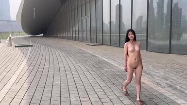 網紅高顏值美少女團隊【西萌工作室】高顏值學妹全裸戶外露出，校園，馬路 公園 (5)